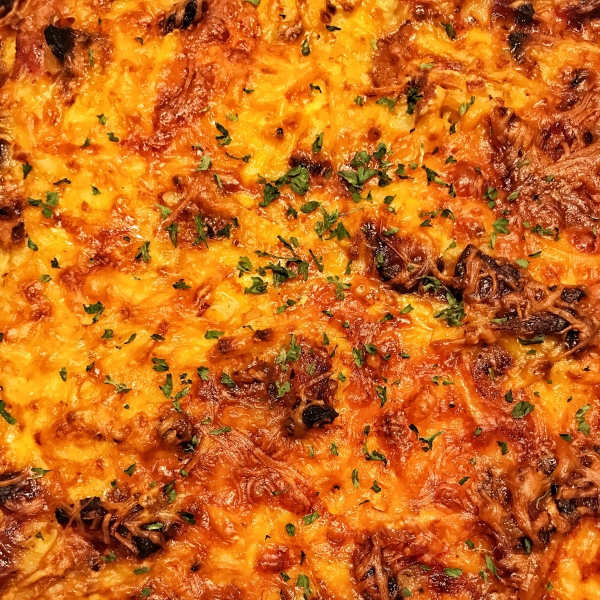 Christmas Hash Brown Potato Bake