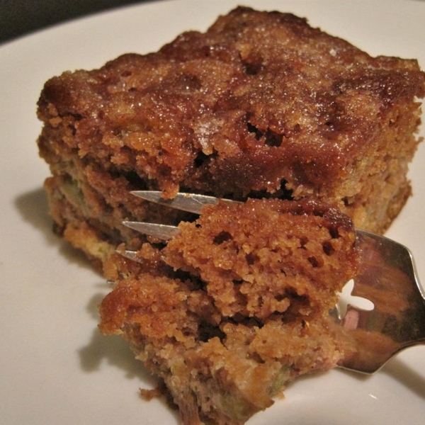 Rhubarb Stir Cake