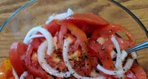 Chrissy's Sweet 'n' Sour Tomato Salad