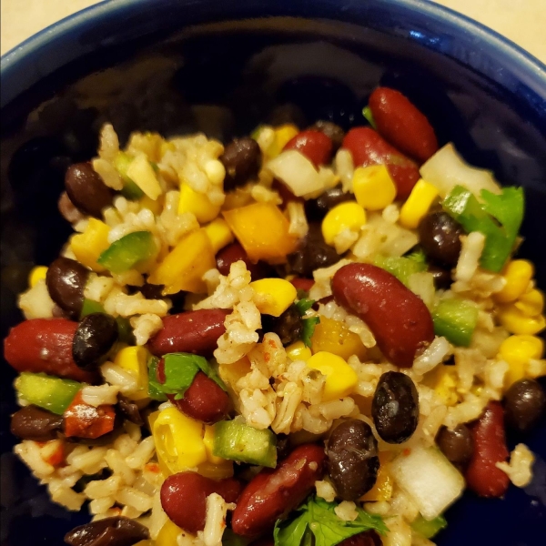 Mexican Bean and Rice Salad