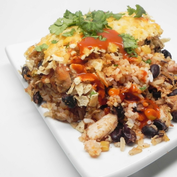 Mexican Casserole with Leftover Turkey