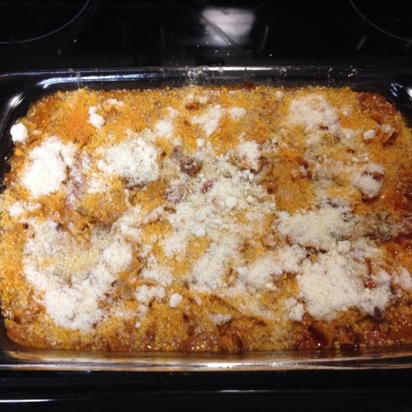 Cheesy Beef Noodle Casserole