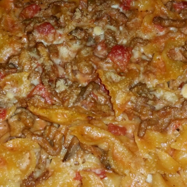 Cheesy Beef Noodle Casserole