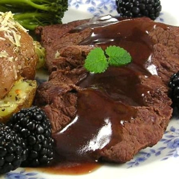 Venison with Blackberry Wine Sauce