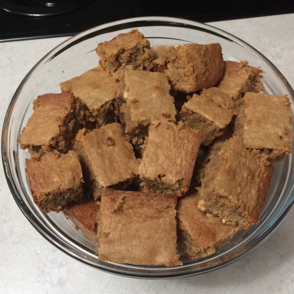 Peanut Butter Blondie Brownies