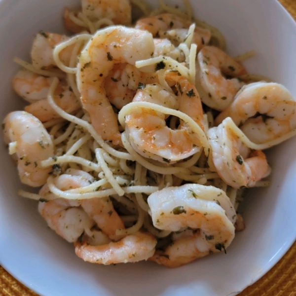 Shrimp Scampi Bake