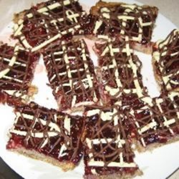 Raspberry Coconut Layer Bars