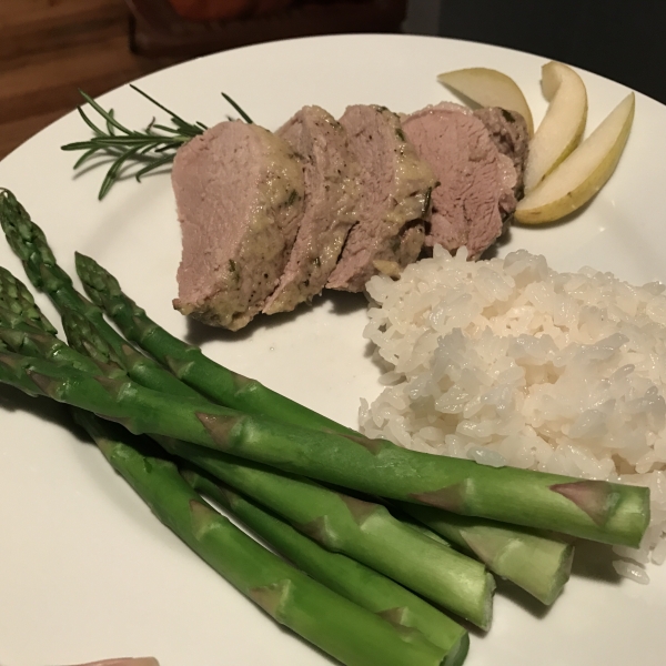 Pear Braised Pork Tenderloin