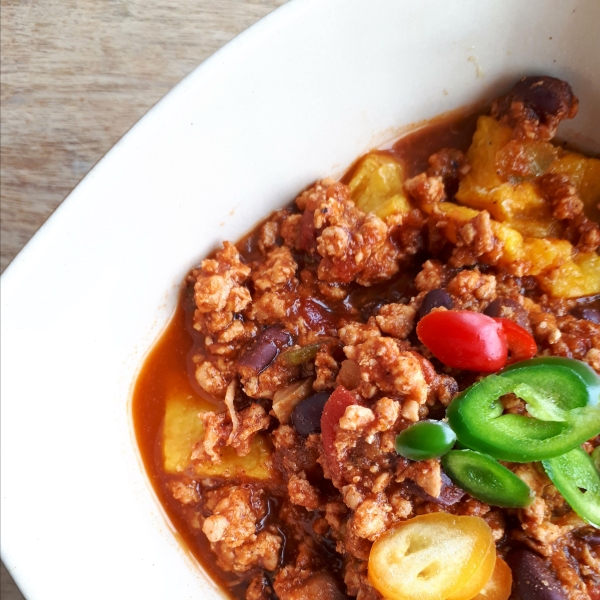 Pumpkin Turkey Chili