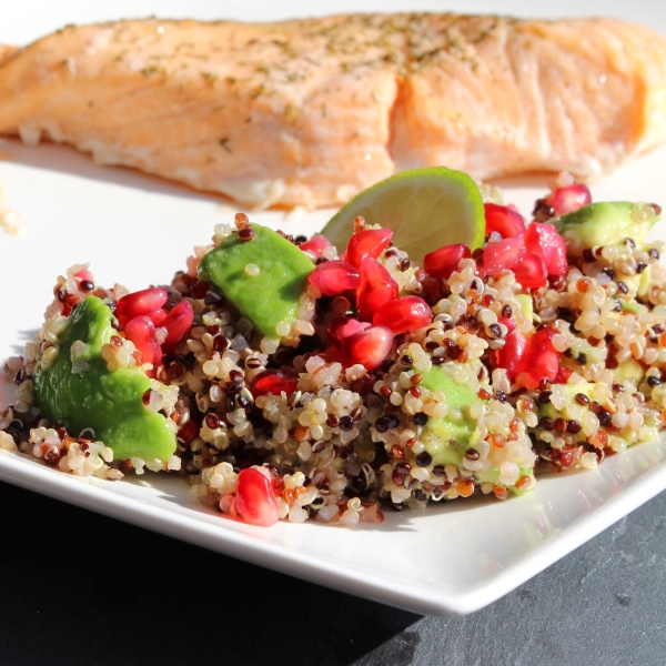 Avocado, Pomegranate, and Quinoa Salad