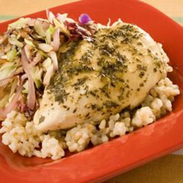 Skillet Herbed Chicken with Mustard