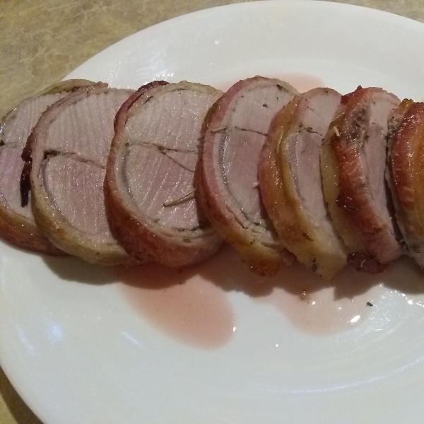 Bacon-Wrapped Pork Tenderloin