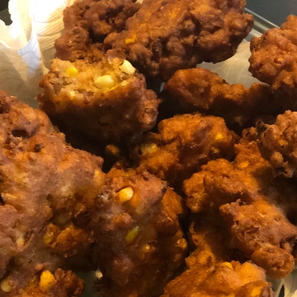 Fresh Sweet Corn Fritters