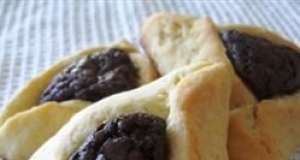 Hamentashen with Brownie Filling