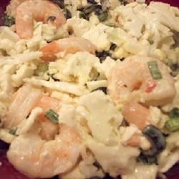 Cauliflower Shrimp Salad