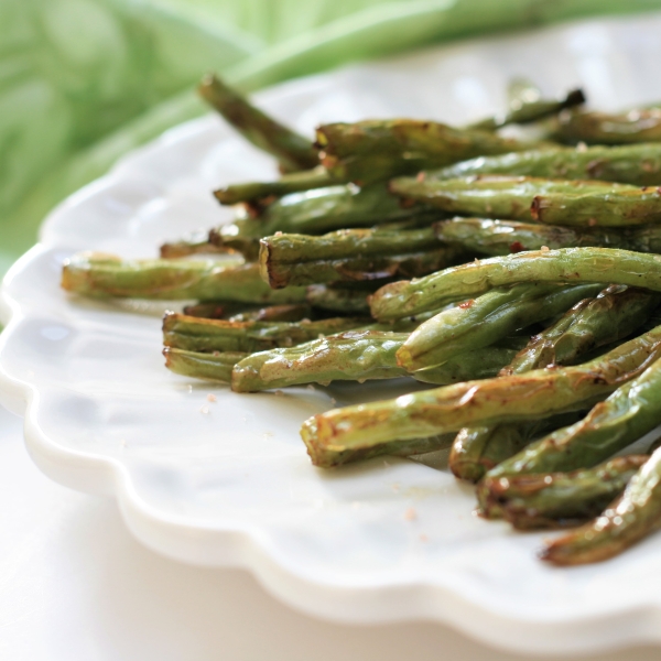 Air Fryer Spicy Green Beans