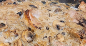 Mushroom Sauce Baked Pork Chops