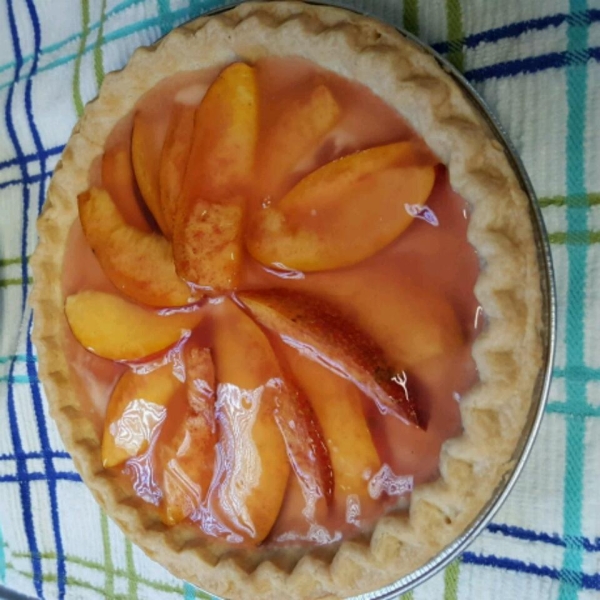 French Peach Pie
