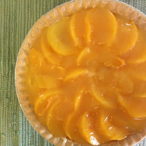 French Peach Pie
