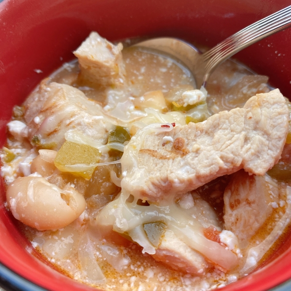 Cream Cheese Chicken Chili