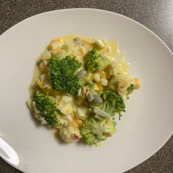 Broccoli-Cauliflower Salad