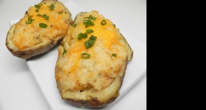 Easy Fast Vegan Twice-Baked Potato