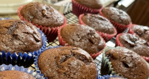 Double Chocolate Cherry Muffins