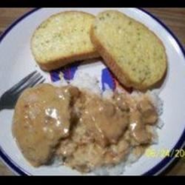 Baked Chicken-Fried Steak with Mushroom Gravy