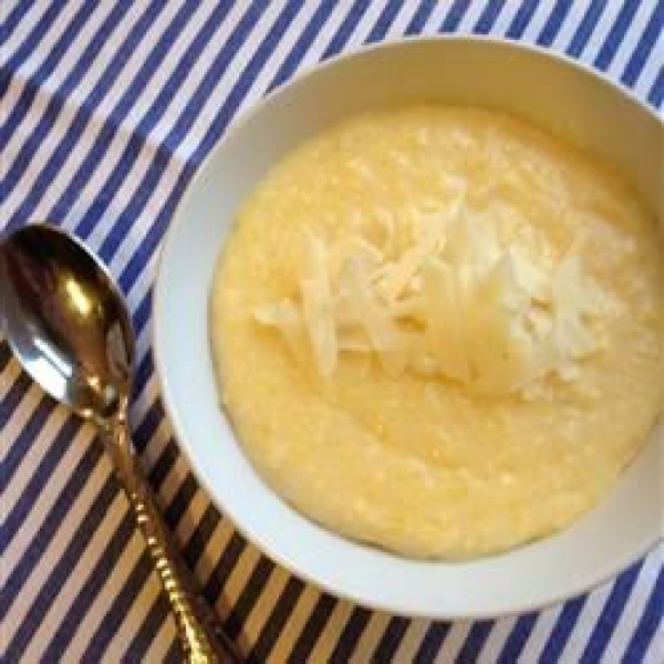 Rice Cooker Super Cheesy Polenta