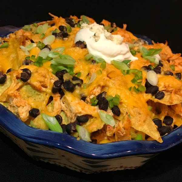 Buffalo Chicken Nacho Bowl