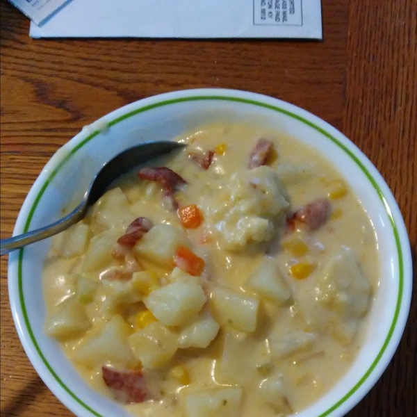 Baked Potato Soup with Rivels