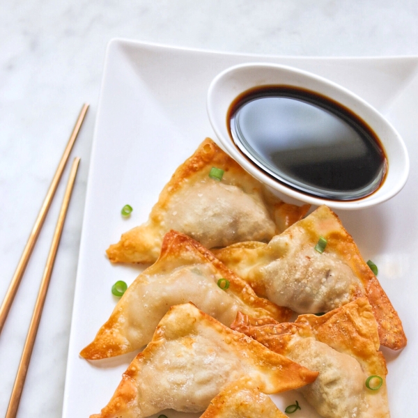 Air Fryer Beef Wontons