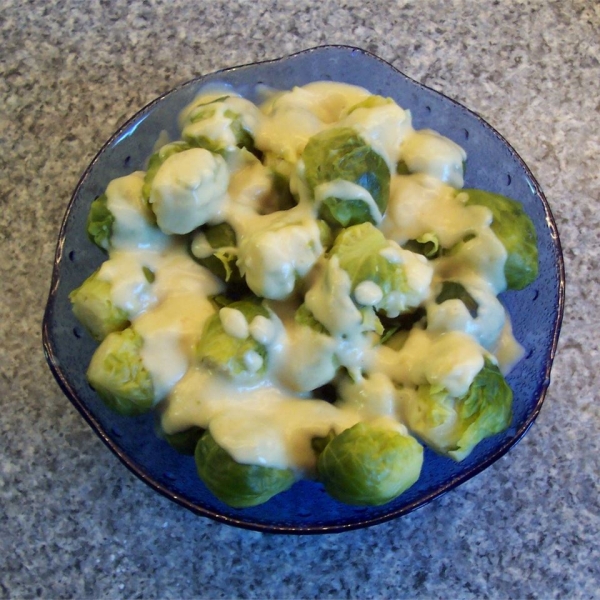 Brussels Sprouts in Mustard Sauce