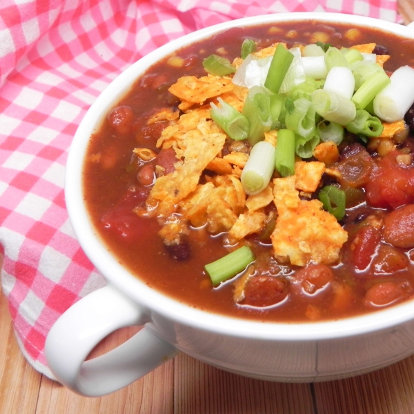 Slow Cooker Vegan Taco Soup