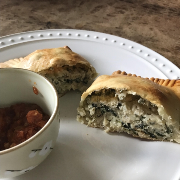 Unbelievable Spinach Calzones