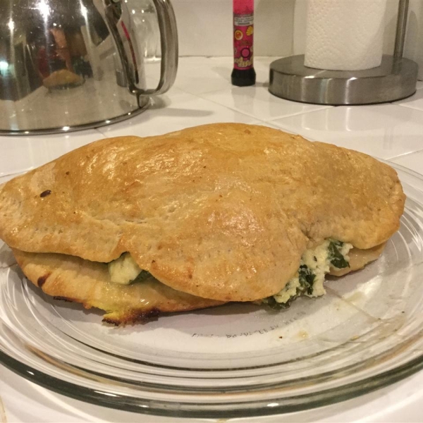 Unbelievable Spinach Calzones