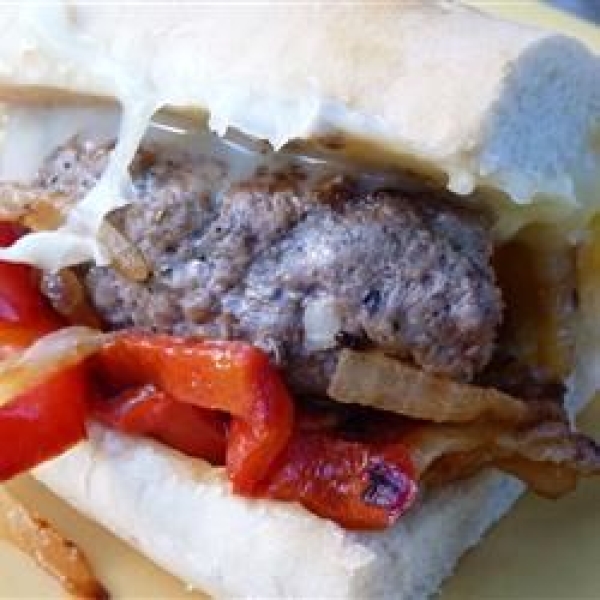 Grilled Italian Hamburgers