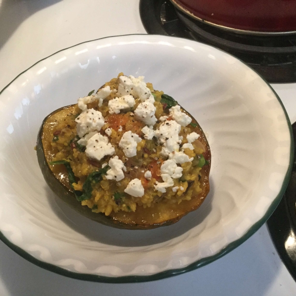 Curried Stuffed Acorn Squash