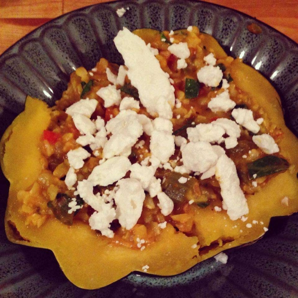 Curried Stuffed Acorn Squash