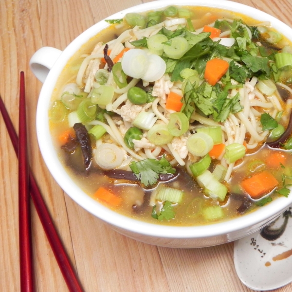 Cambodian Lemongrass Chicken Soup