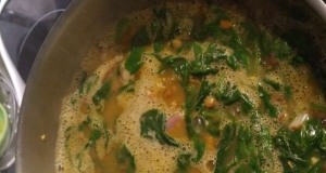 Easy Spinach Lentil Soup