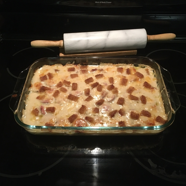 Polish Reuben Casserole