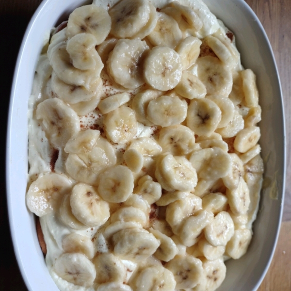 Uncooked Banana Pudding