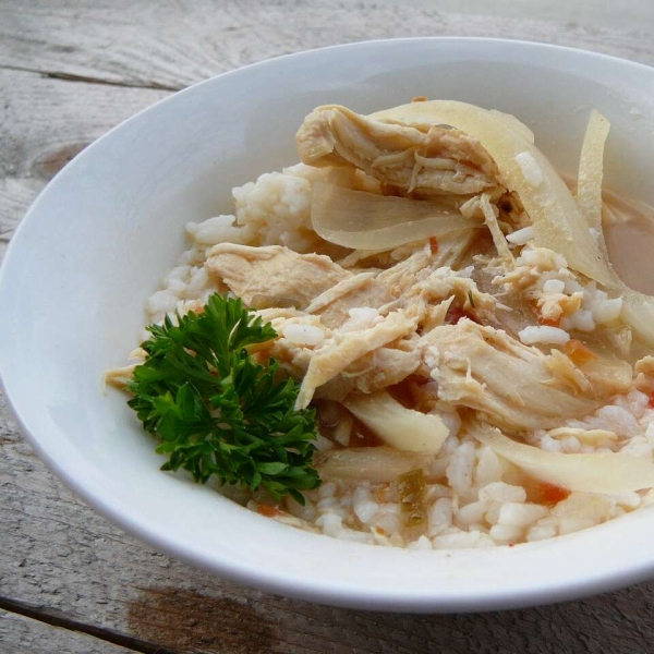 Simply Delicious Chicken Rice Soup