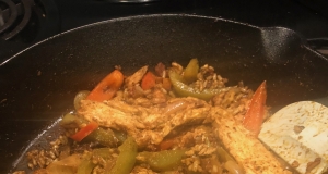 Cast Iron Chicken Fajitas