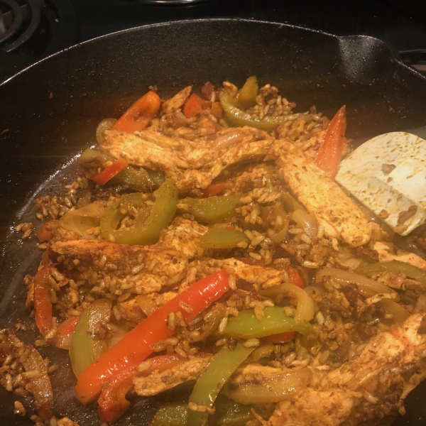 Cast Iron Chicken Fajitas