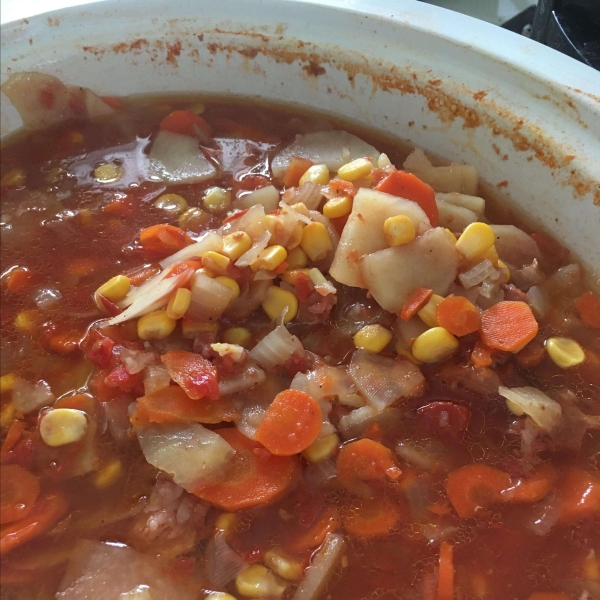 Ham Bone and Vegetable Soup