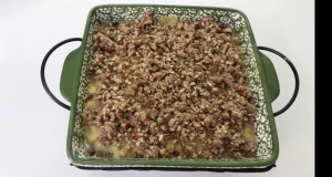 Squash Casserole with Crunchy Pecan Topping