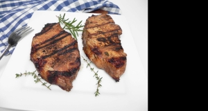 Grilled Pork Chops with Fresh Herbs