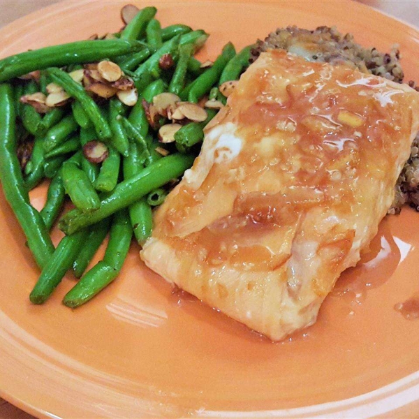 Grilled Salmon With Orange Glaze